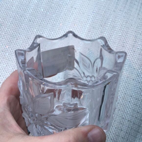 Mikasa Festive Poinsettia Candle Holder - Picture 5 of 6